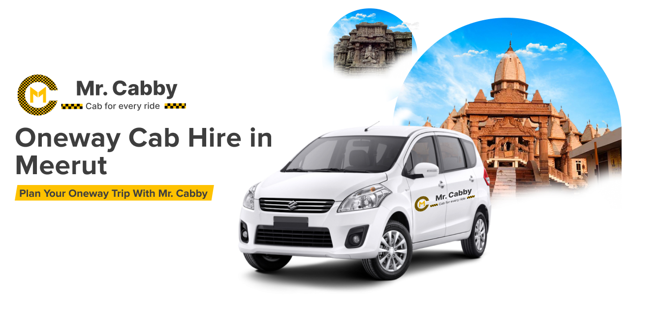 Book Oneway cab hire in Meerut